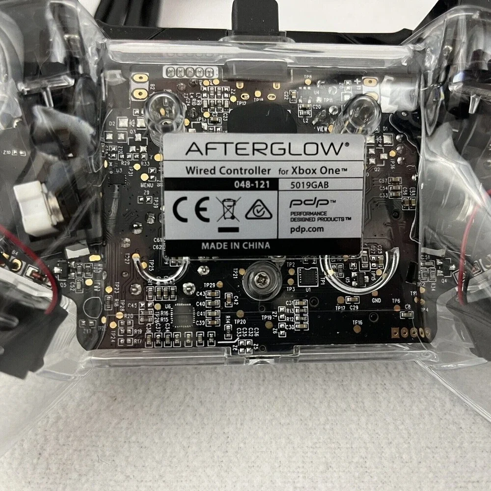XBOX One 1‎ Afterglow Prismatic Wired Controller Clear Tested & Working